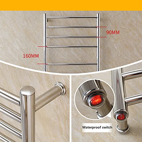 Sèche-serviettes électrique 65W économique pour linge humide mural - 4