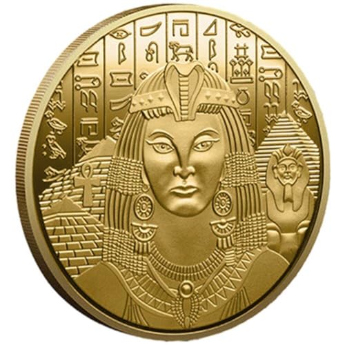 Monedas Griegas De Cleopatra Coleccionables Atracciones Turísticas Egipto Comercio Producción De Monedas De Suerte Colección Medallas Conmemorativas
