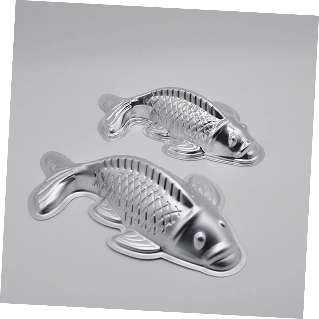 Zerodeko 2 Sätze Koi Fischform Backmischung Aluminium Mold Für Schokolade Jelly Pudding Und Reisgerichte Backwerkzeuge Für Zuhause Und Konditoreien 2 Stücke * 2