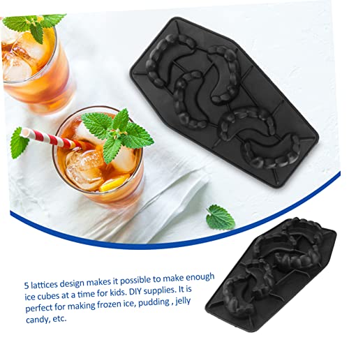 Molde para cubos de hielo con forma de calavera miniatura 5