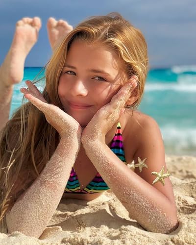 Gold Starfish Arm Cuff for Women Gold Arm Cuff Upper Arm Mermaid Starfish Bangle Bracelet Armband Armlet Halloween Mermaid Costume Outfits Jewelry Accessories4