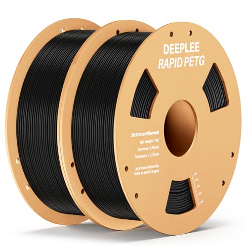 Image of Rapid PETG Filament 1.75mm 2 Pack 1kg Black