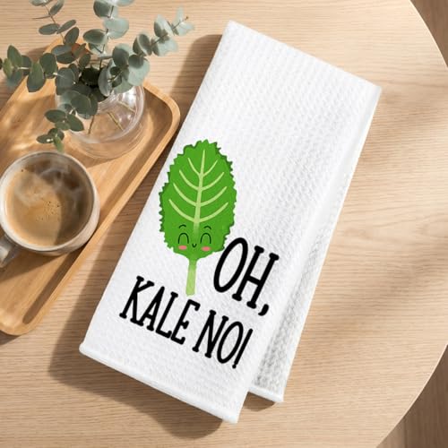Image of 4Pcs Funny Chili Kitchen Towels 24x14 Inch, Chili Pepper Tomato Decor Microfiber Reusable Tea Towels for Kitchen Farmhouse, Durable Waffle Dish Drying Towel, Housewarming Gifts for Women Mom