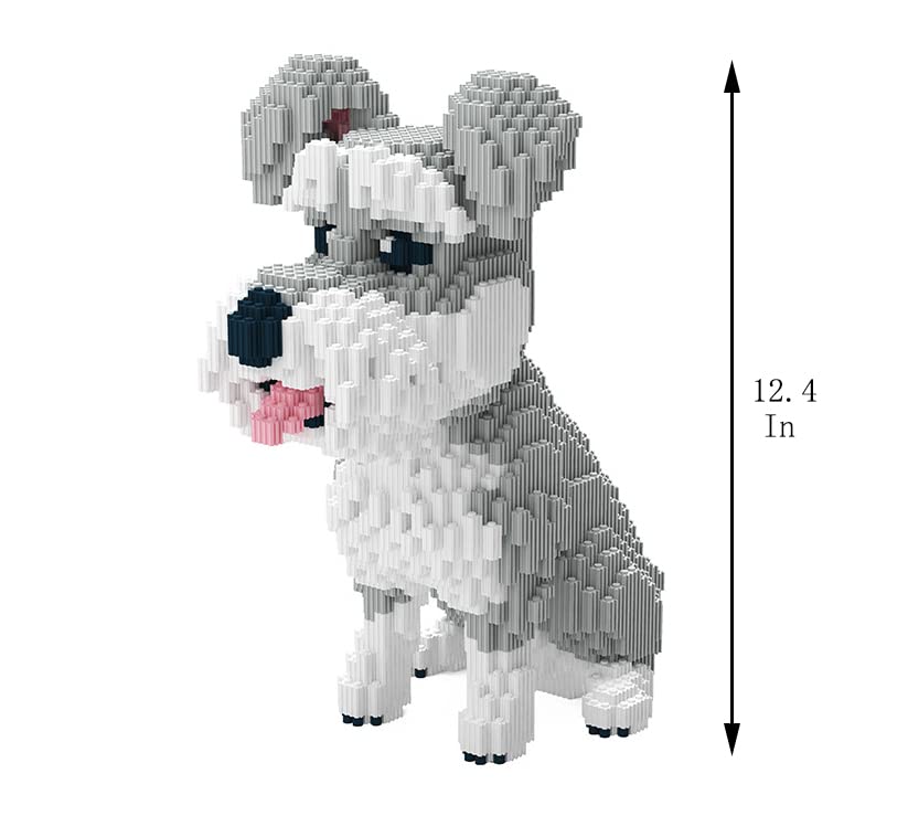 Amazon.com: BDYDT Dog Schnauzer Micro Building Blocks Set (2817