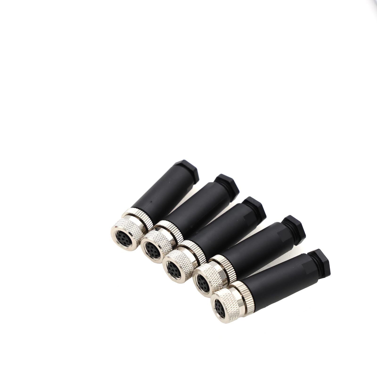 ZBLZGP M8 Waterproof Connectors Straight Male Female Aviation Plug Socket for Proximity Switches (Straight Female 5Pack, A-Code 6 Pin) - Image 4