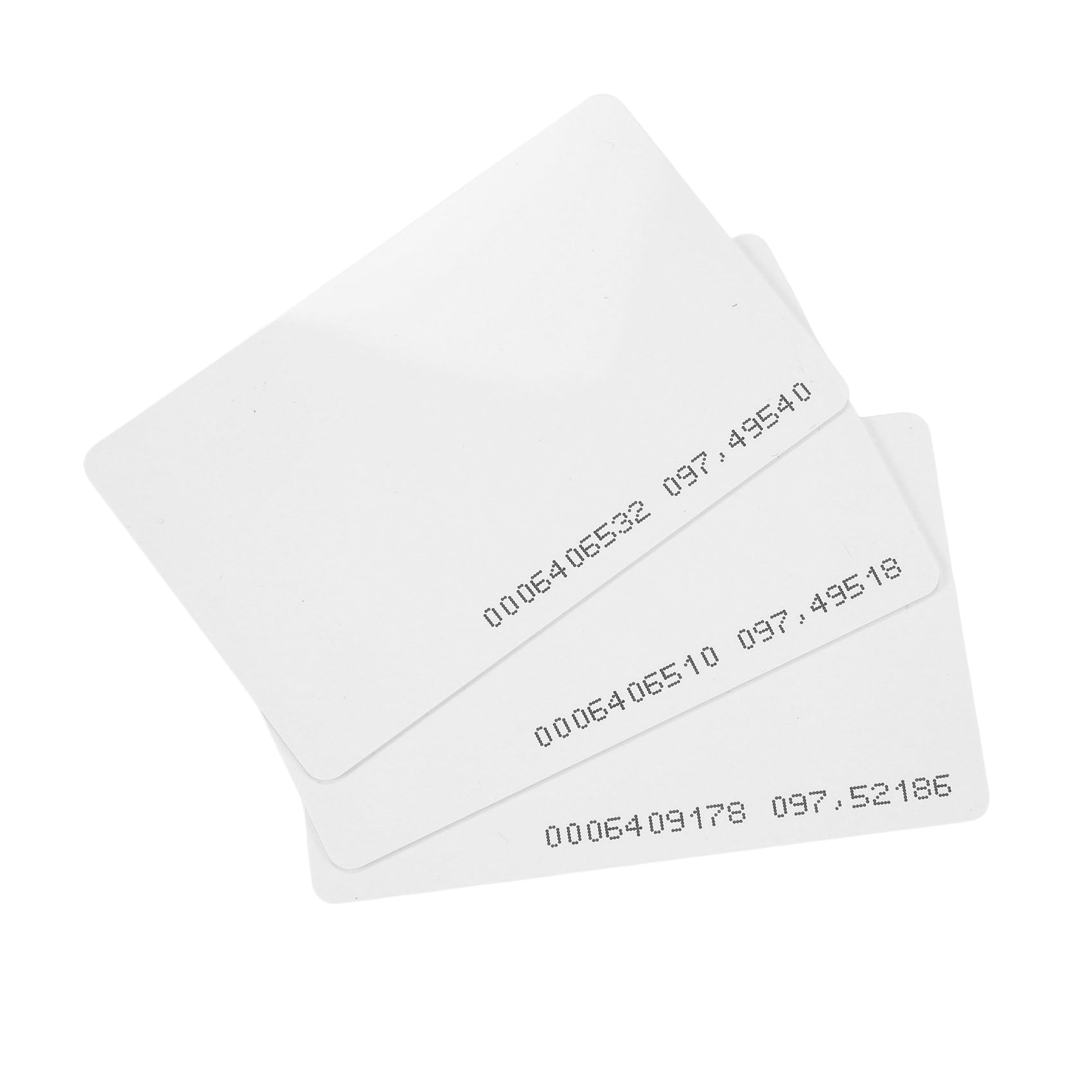 50 Stück Zutrittskontrollkarte RFID-Karte 125 kHz EM4100 TK4100 RFID-Etikettenschlüssel für Zugangskontrollschlüssel