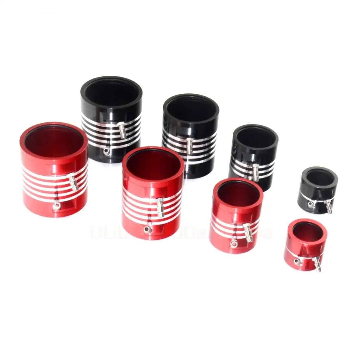 B20 B28-40mm 36-50mm 40-50mm chłodzona wodą kurtka 6063 tuleja chłodząca wodę do bezszczotkowego modelu elektrycznego RC silnik łodzi(B40 Black)