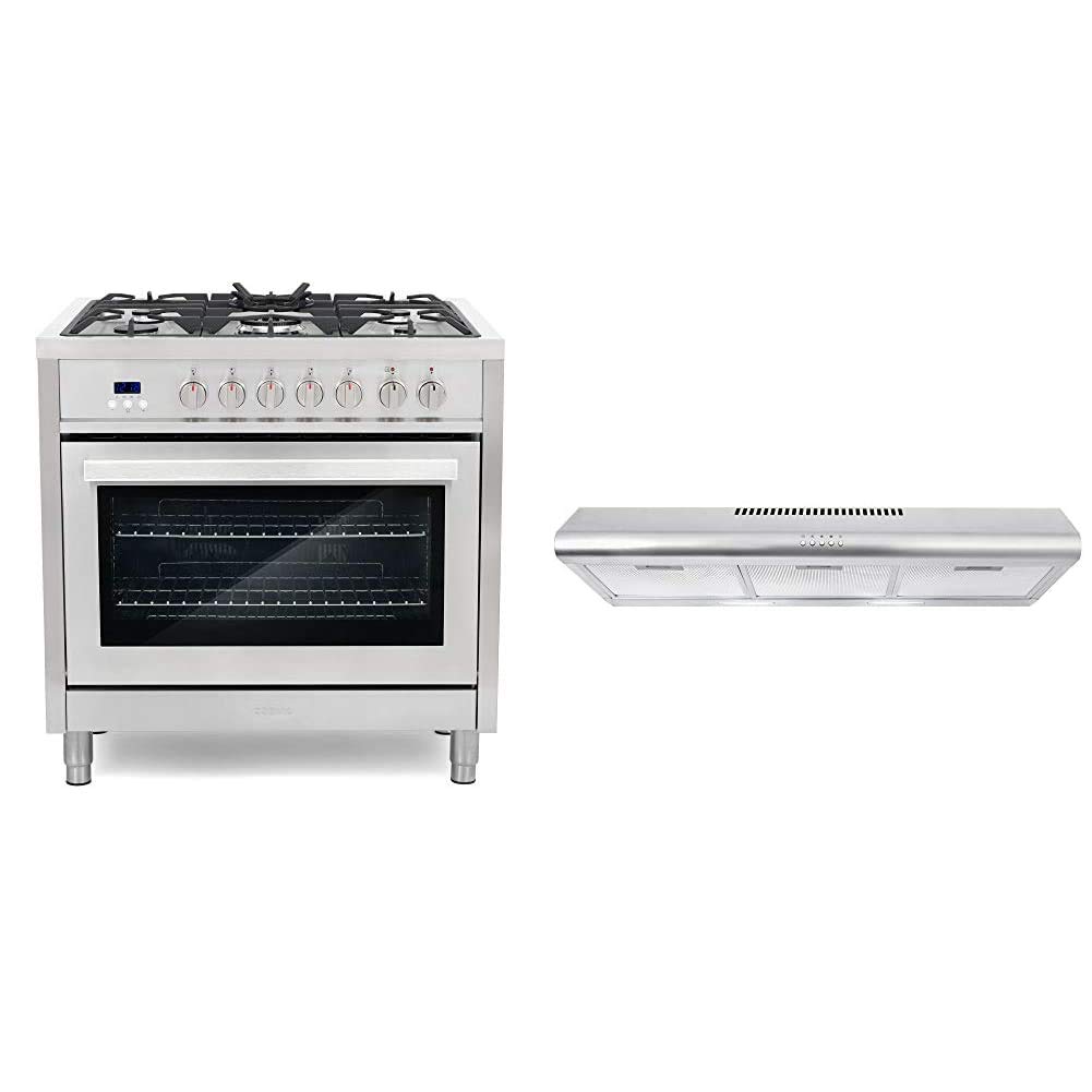 80cm range cooker double oven