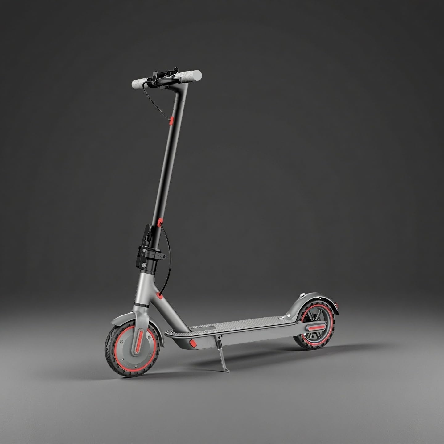 EGGKING Monopattino Elettrico con Freccia Direzionale, 350W Motore, 8.5" Gomme Antiforatura, 37 km Autonomia, Doppi Freni, Controllo App