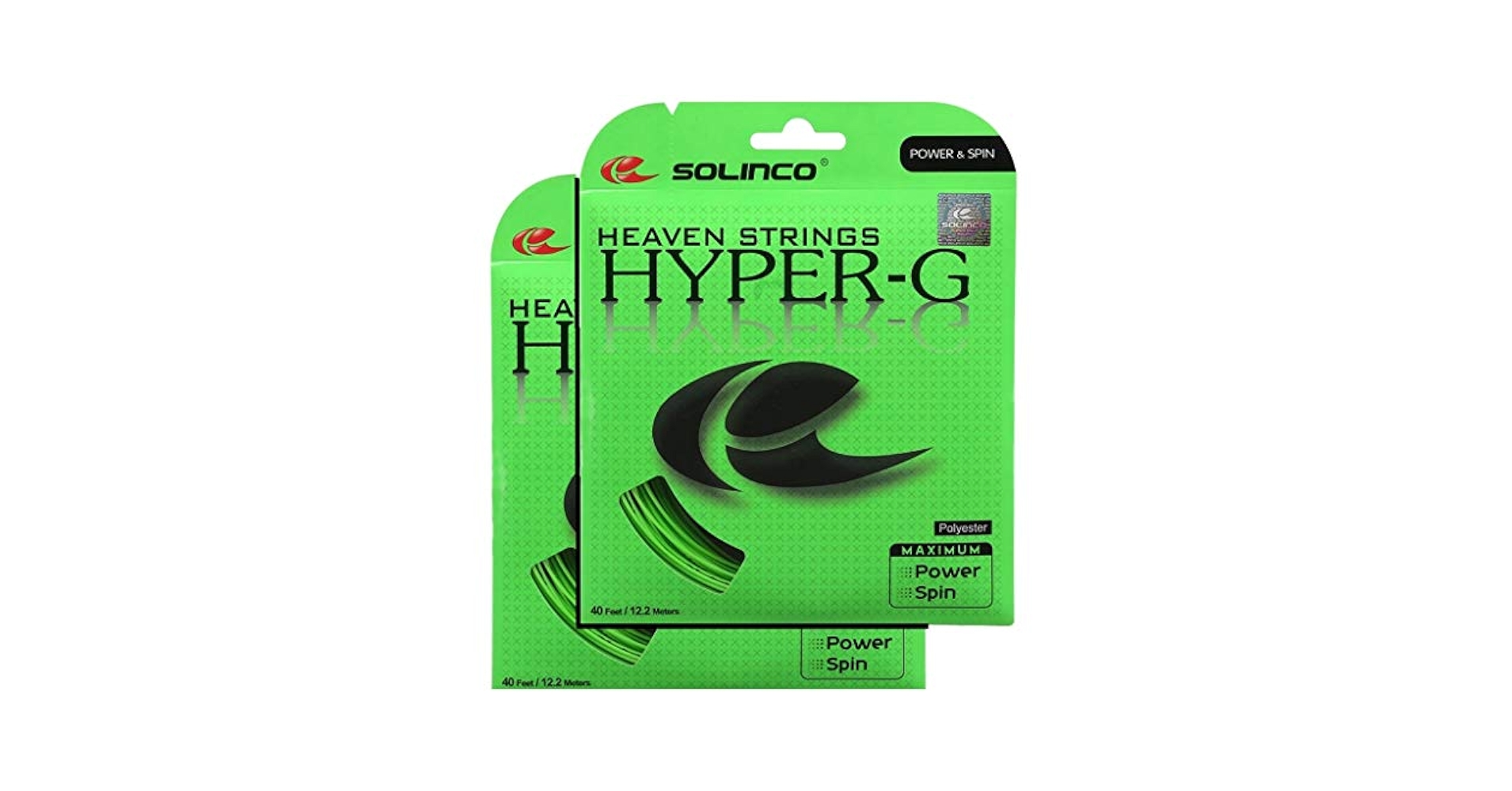 Amazon.com : 2 Packs of Solinco Hyper-G 16 g 1.30 mm Tennis