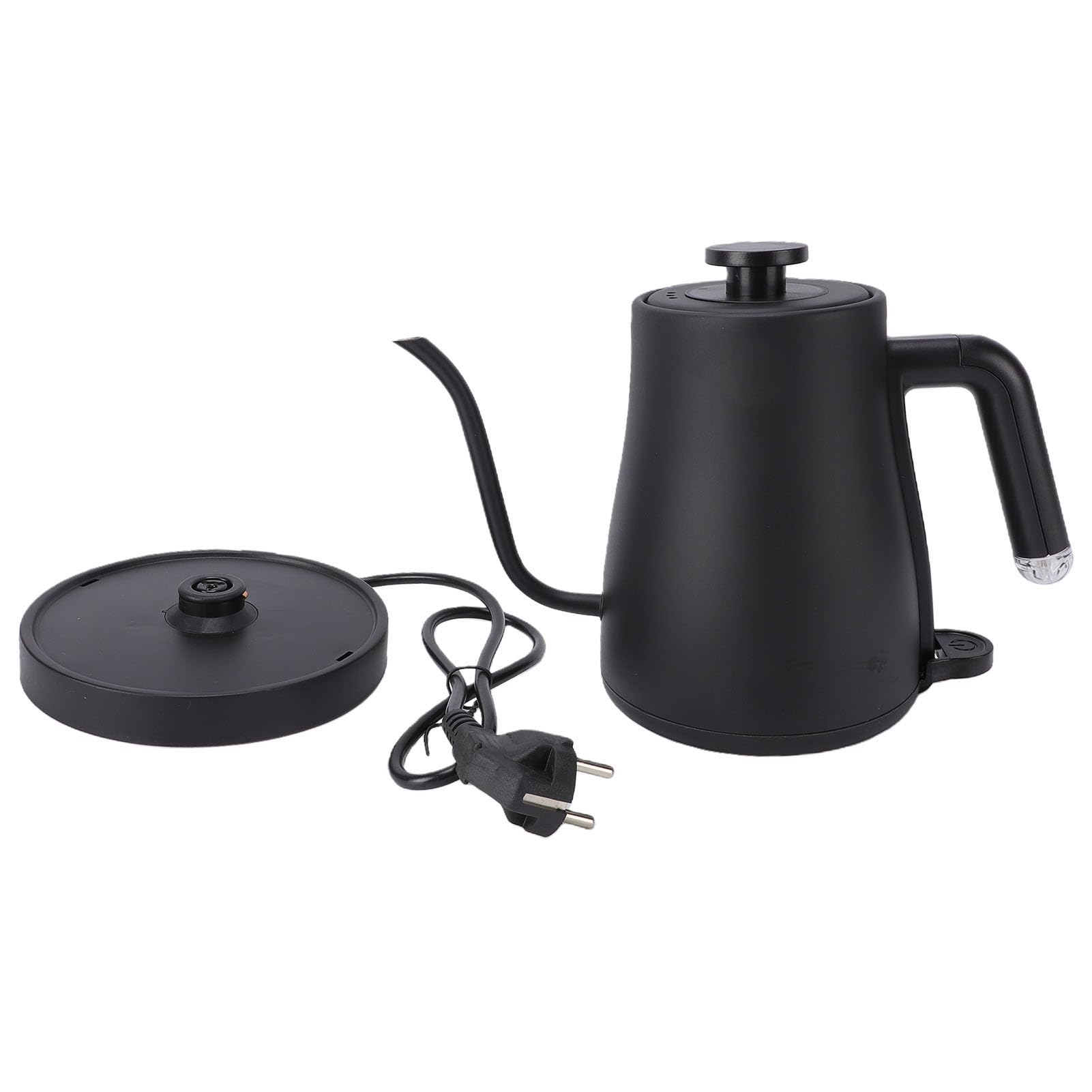 Haofy Bollitore Elettrico, capacità 1 Litro Collo di Cigno Bollitura Rapida Mano Design di Versamento Preciso Acciaio Inossidabile Strumento di Preparazione Versatile per caffè Tè (Spina europea 220