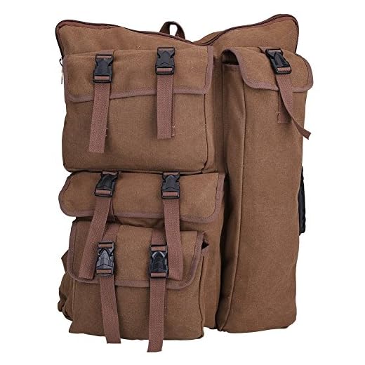 Eujgoov Middle 4K Canvas Drawing Board Bag, Artist Portfolio Backpack Bag Multi-functional Sketchpad Art Bag for Drawing Sketching