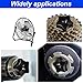 Guduling 12pcs Star Knob 3/8-16, 6-Star 3/8