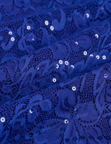 Image of COOAN Wedding Guest Cocktail & Formal Dresses for Women - Lace Sequin Dress