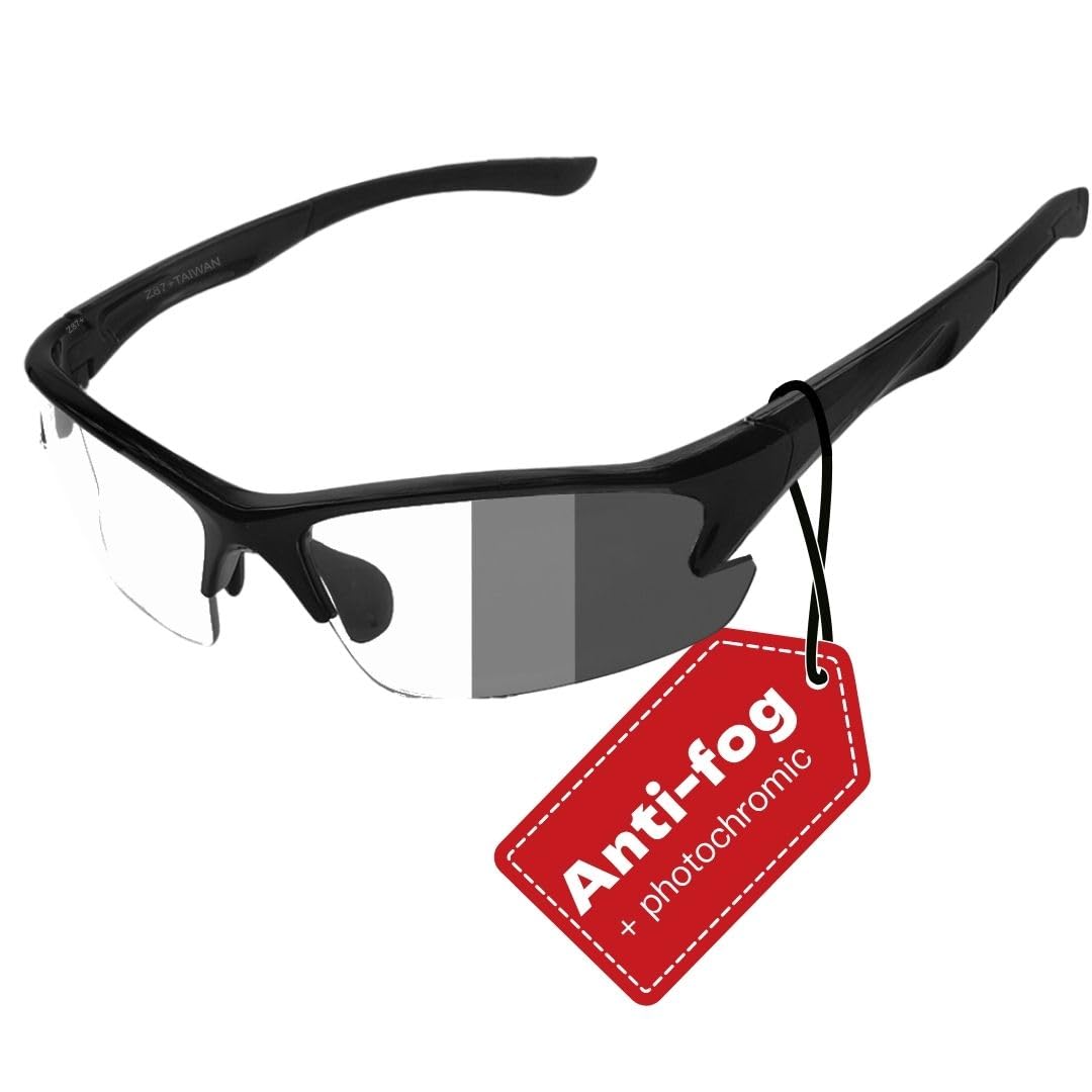 Gafas de seguridad protectoras para disparo, antivaho, fotocromáticas, ANSI Z87.1, resistentes a los arañazos, para caza, tácticas, airsoft