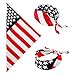 Widmann 1044U - Kopftuch U.S.A, Bandana, Accessoire, Fanartikel, Karneval, Mottoparty