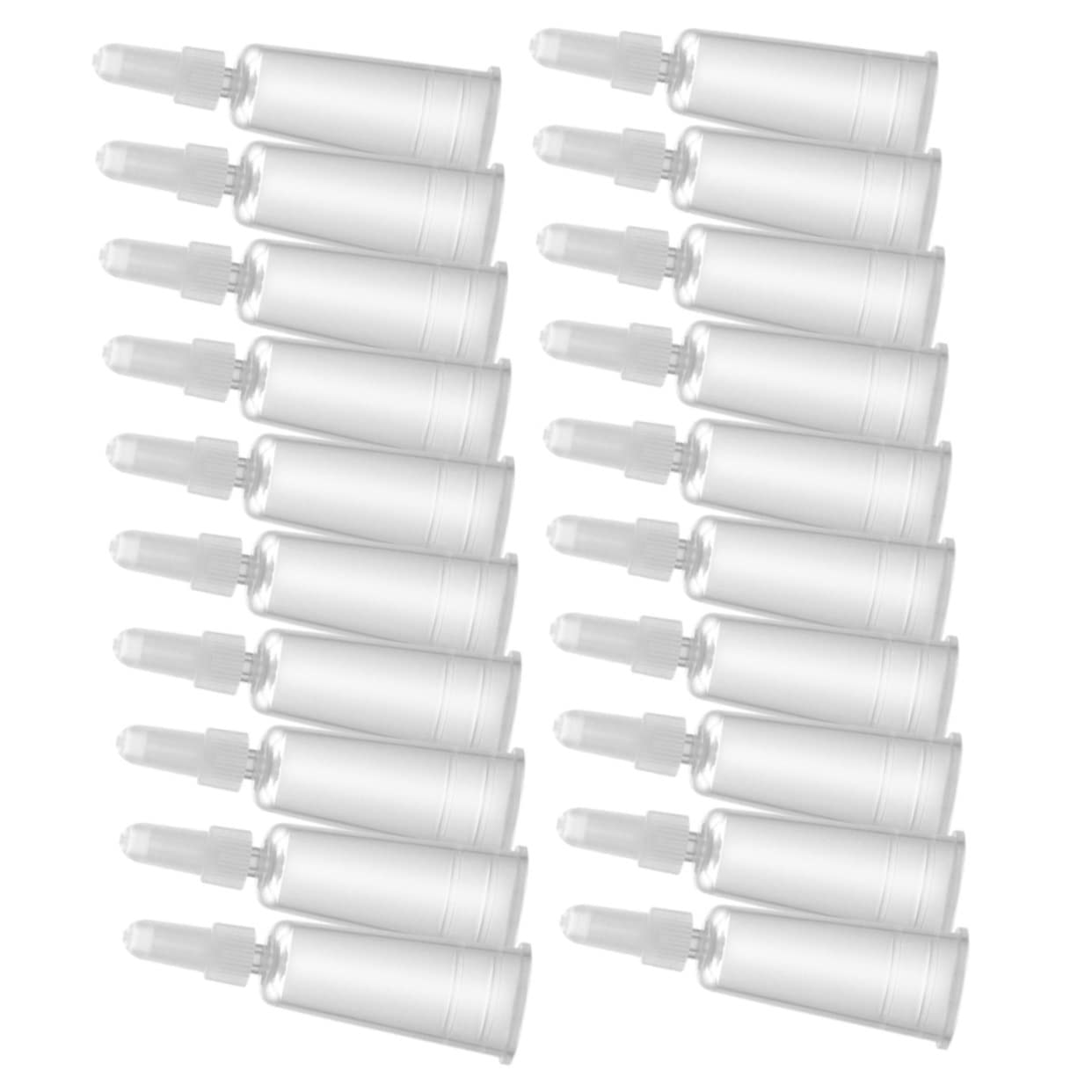 Beavorty 50pcs Set Small Ampule Tips Liquid Dispensing Ampule Tip Tips Ampule Dispensing Bottle Lador Ampule Applicator Tips Ampule Bottle Dispensing Tips Plastic Transparent