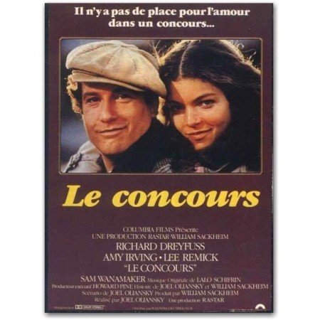 Affiche Le Concours 1980 de Joel Oliansky pour décorer un salon ciné