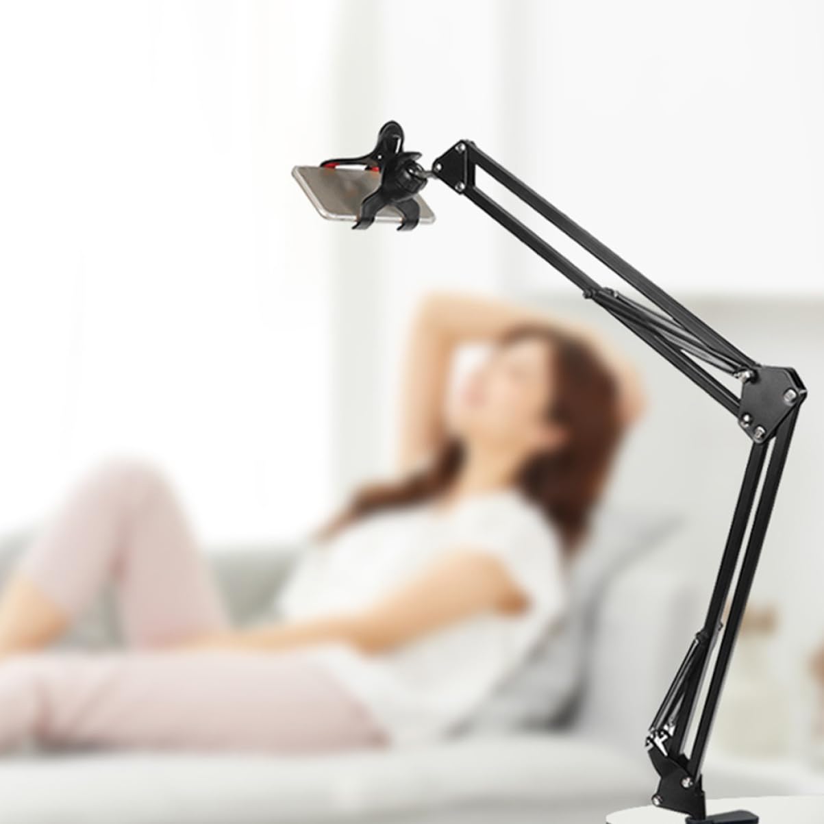 CHILDWEET Soporte para Teléfono Móvil de Brazo Largo Plegable y Ajustable