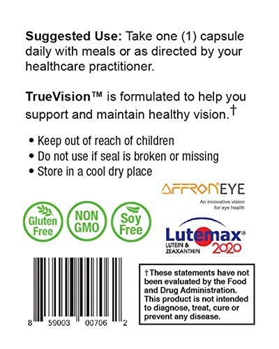Naturecity Vision Support Bundle| Truevision Eye Health Formula, 30 Veggie Capsules + Trueasta Marine Based Astaxanthin, 30 – 6Mg - Soft Gels #TOP5
