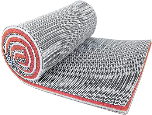 Amazinpure Super-Efficient Cut To Fit 8-Layer Filter Pads 20×16In Aquarium Filter Media Fish Tank Accessories Sponge Filter - Filter Floss For Fish Tank Filters Media And Pond(Red) #TOP7