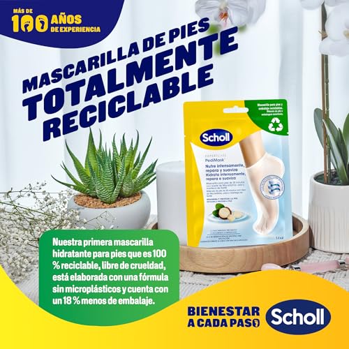 Scholl Cuidado de Pies, Mascarilla de Pies Nutritiva Expert Care, Hidratación Intensa y Duradera, Pack 2 Mascarillas - imagen 6