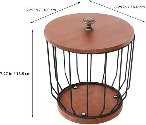 Miniatura 4 de Soporte para cápsulas de café, de gran capacidad, de alambre negro, almacenamiento de crema de café, cesta organizadora de café, cápsulas, cesta de