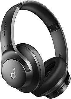 Soundcore by Anker Q20i Hybrid Active Noise Cancelling Headphones, Wireless Over-Ear Bluetooth, 40H Long ANC Playtime, Hi-Res Audio, Big Bass, Customize via an App, Transparency Mode TCO Certified TCO Certified TCO Certified TCO Certified