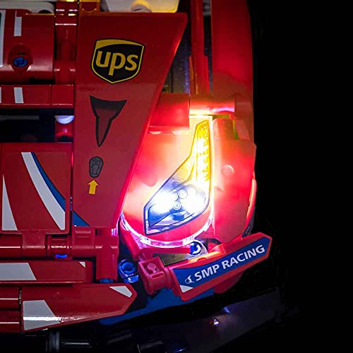 Light My Bricks Lichter für Lego Ferrari 488 GTE 42125 – Bild 5