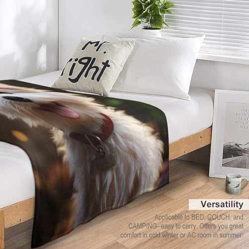 Couverture polaire flannel douce chien lavable et chaude - 7