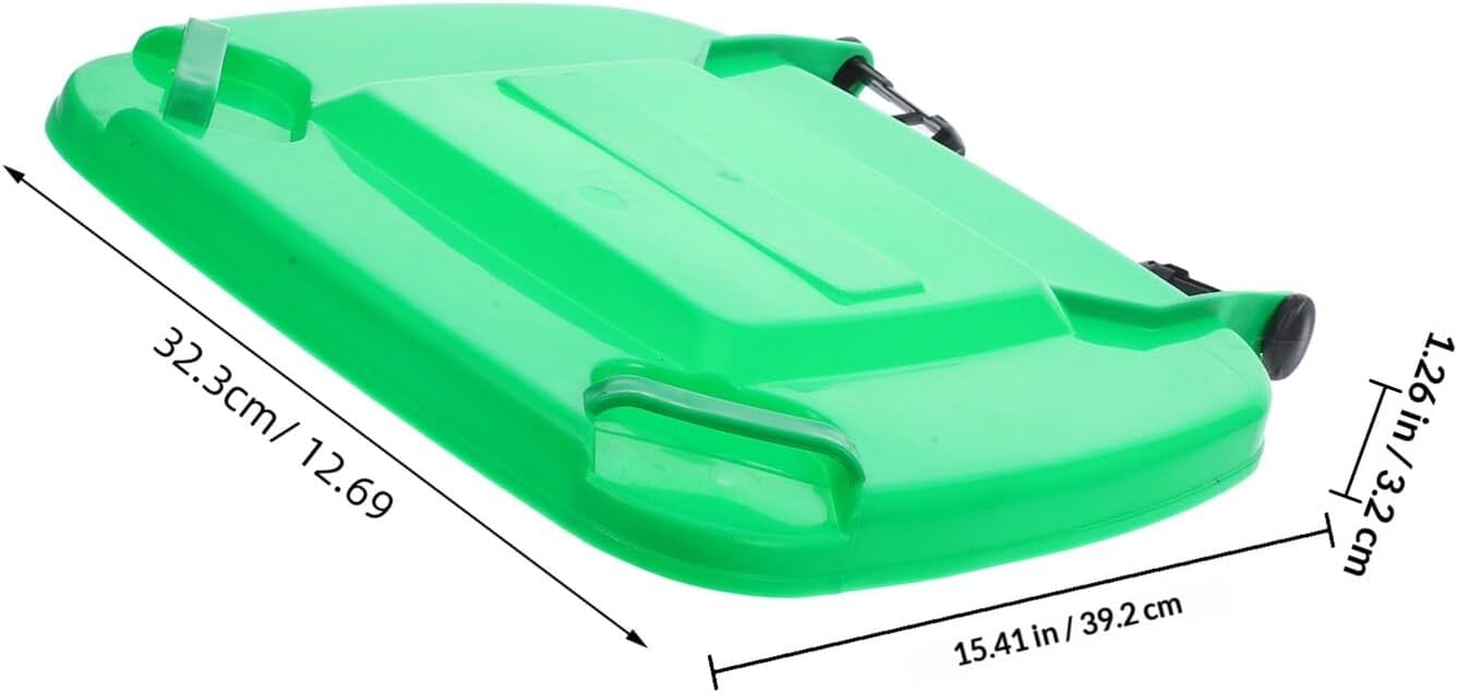 Kichvoe Garbage Bin Lid 30l Plastic Trash Can Cover round Waste Bucket Lid with Flap Odor Protection for Outdoor and Indoor Trash Containers