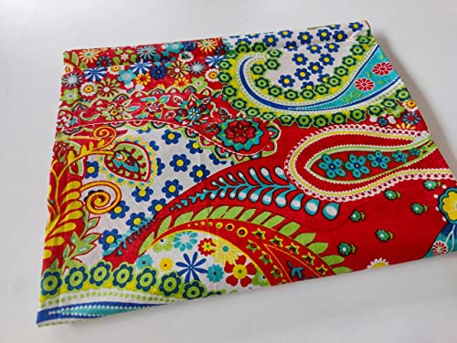 Image of Floral Printed Cotton Fabric Cloth Hand Block Print Fabric Women Material Running Jaipuri Hand Block Printed Women Dress Material Kurtis Natural 44 inch Inches Width 2.5 Meter (Pattern 26)