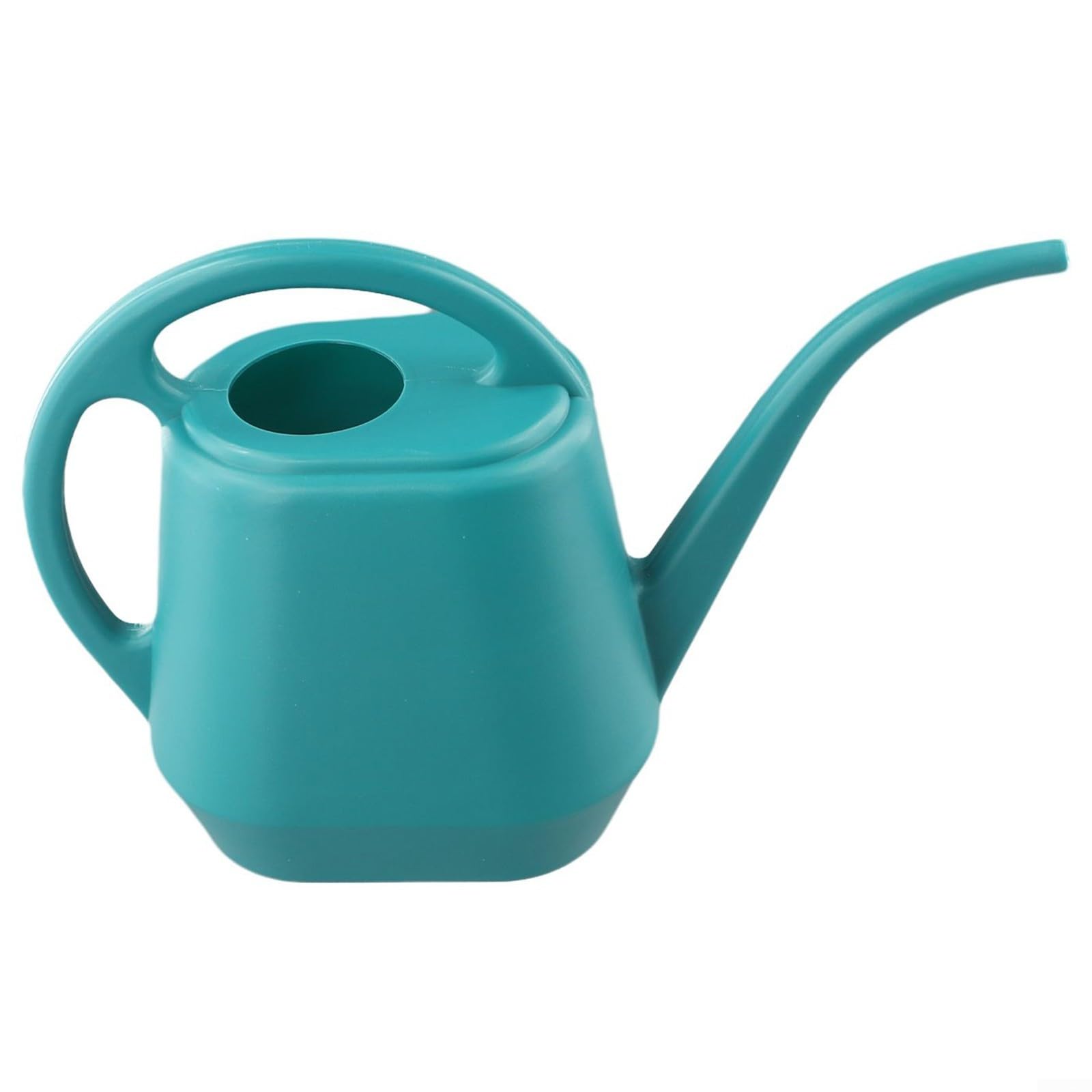 Arrosoir à long goulot 2 L en plastique épais moderne brume fine brumisateur pour plantes d'intérieur et d'extérieur (vert foncé)