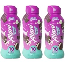 Alani Nu Protein Shake Cookies & Cream Flavor 12 fl oz Bottles 9-Pack Ready-to-Drink High Protein Beverage