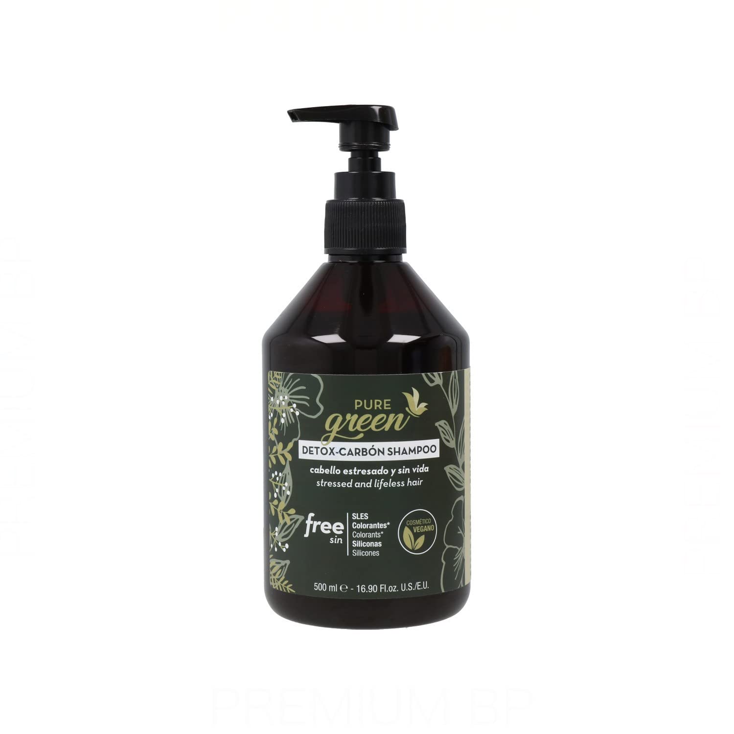 Pure Green Detox Carbon Champú 500 ml