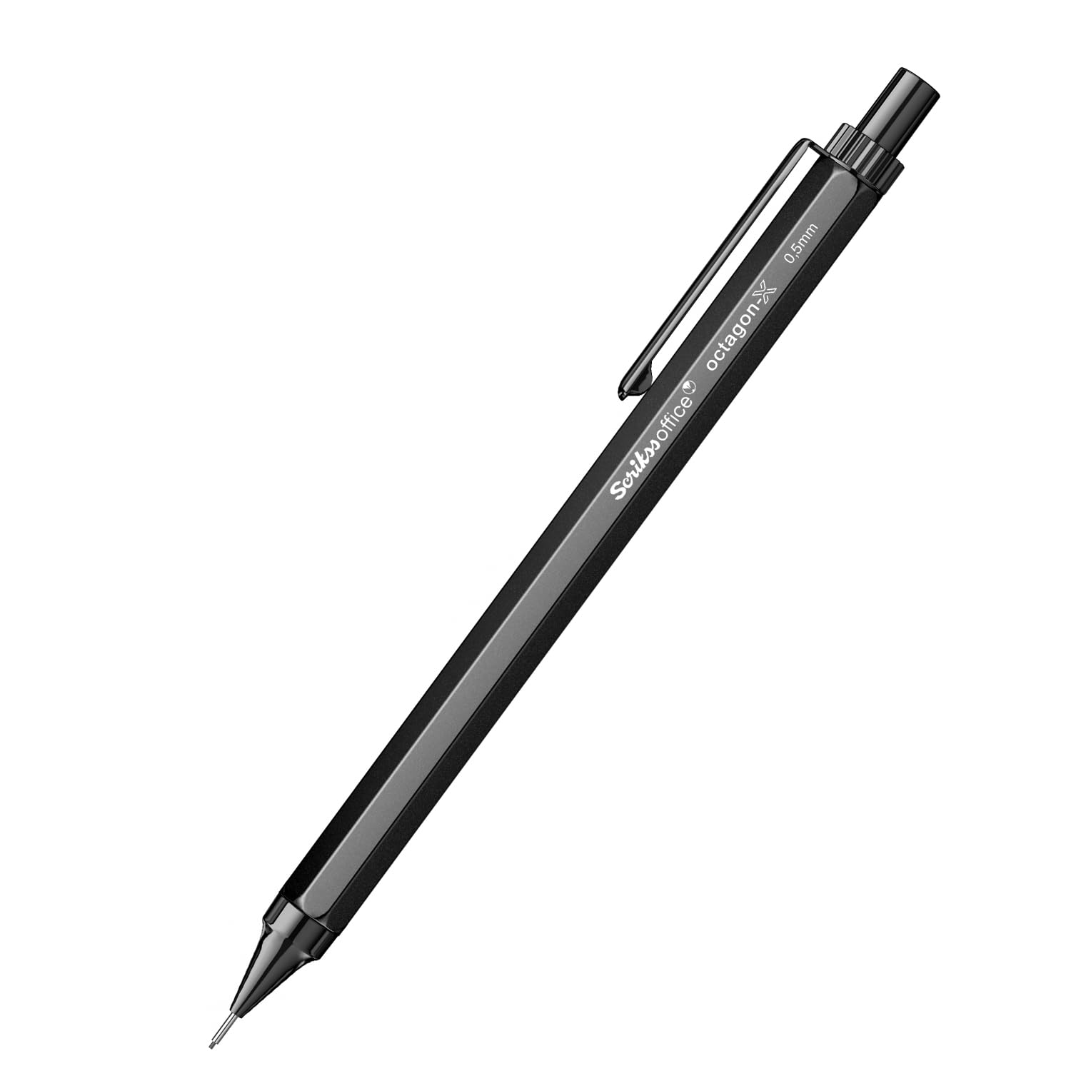 Scrikss Office Octagon X Versatil Kalem 0.5 Mm Siyah