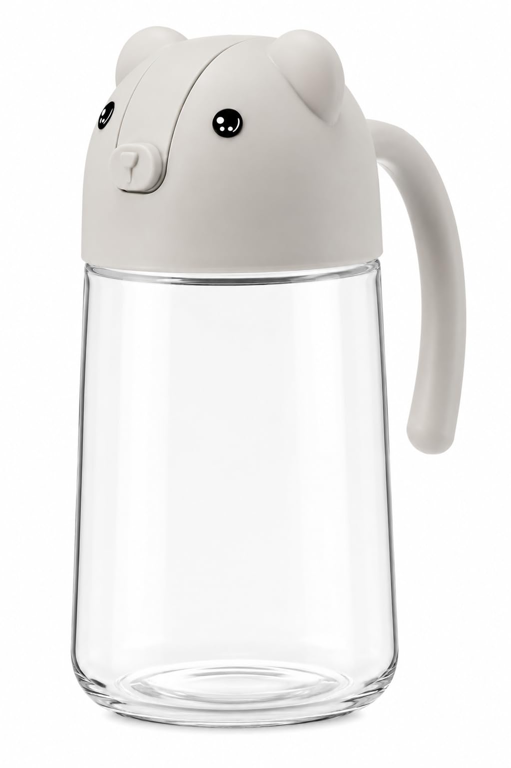 Galheteiro de Vidro 600ml Porta Azeite Óleo Vinagre Molhos Tampa Dosadora Antigotejamento