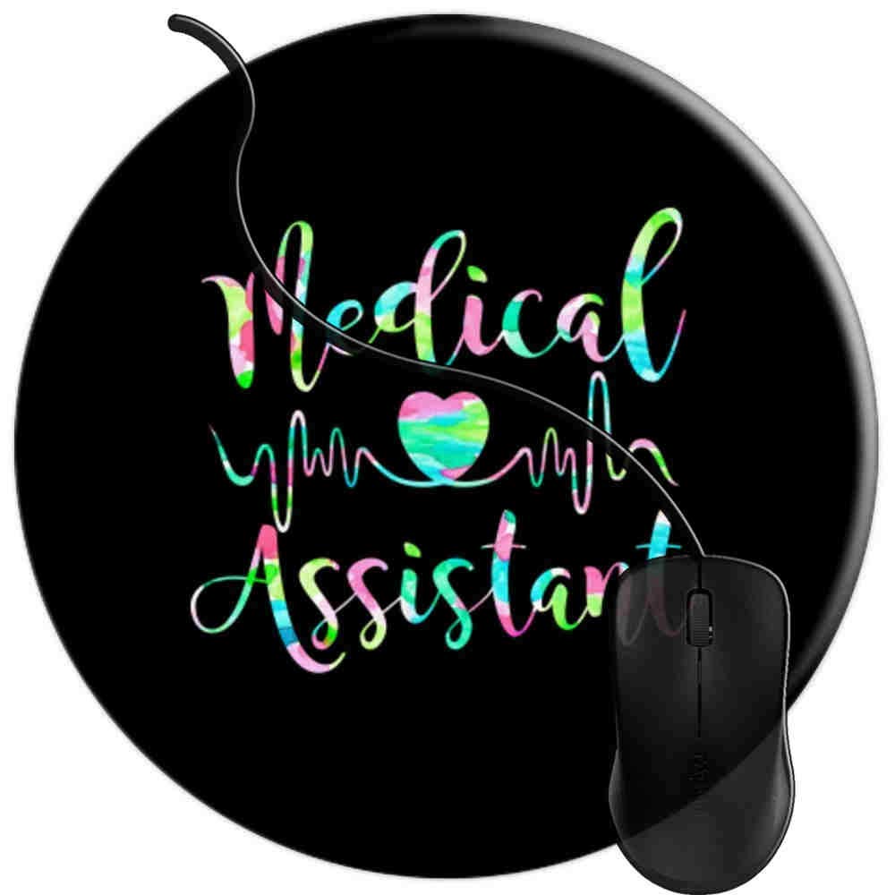 Mouse Pad for Computers,Gaming Mouse-Pads Office for Laptop Mouse Mat for PC Non Slip Mice Pad Medical Assistant 2T1464