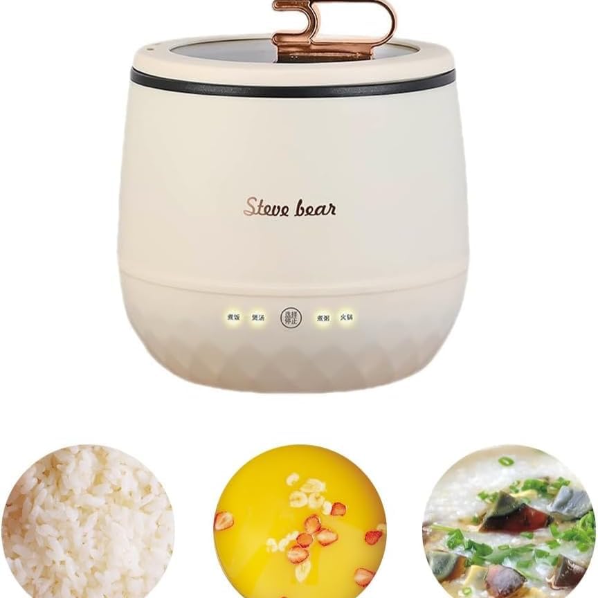 炊飯器 一人暮らし 3合 多機能炊飯器 炊きたて コンパクスクッカー 小型炊飯器 炊飯 おかゆモード 搭載保温予約機能 かわいい炊飯器 早炊き 時短 黑厚釜 持ち運び便利 6時間保温 炊飯器 調理鍋 炊飯 鍋 350W