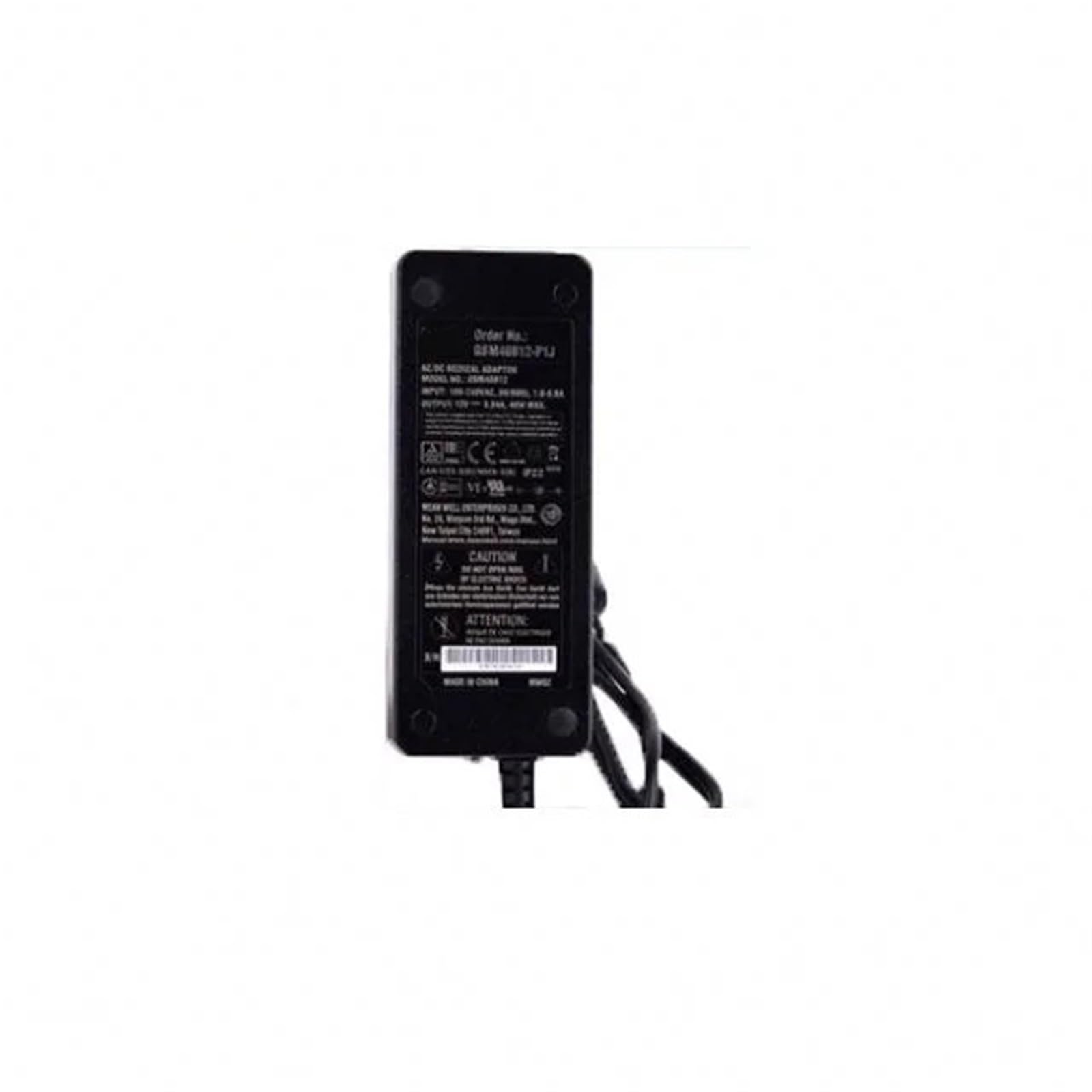 Niezawodny zielony adapter medyczny serii GSM40B, DC5V 12 V, 24 V, 48 V, 40 W AC-DC, do klinicznej stacji roboczej mobilny/irygator jamy ustnej, 1 szt. (GSM40B12-P1J)