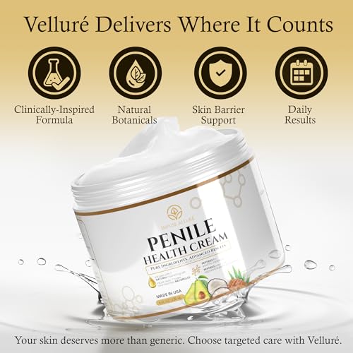 Premium Penile Health Cream for Men – Peptide-Enhanced Intimate Moisturizer with 7-Oil Blend – Fast-Absorbing, Non-Greasy Hydration, Comfort for Dryness & Chafing, Supports Skin Health, 4oz - Image 5
