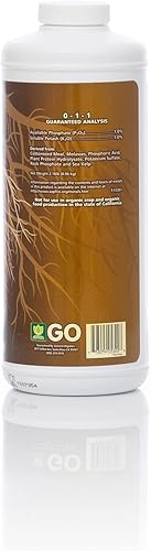 Miniatura 2 de General Hydroponics General Organics BioRoot, Plant Food for the Roots, 0-1-1, 1 qt.