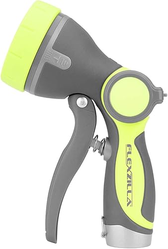Flexzilla Boquilla pulverizadora de manguera de jardín con empuñadura de pistola resistente con agarre cómodo y construcción duradera