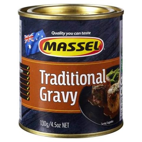 Massel Gravy Powder - Vegan, Gluten Free, Kosher Certified, Traditional Gravy Flavour - 130g, Pack of 3 Instant Gravy Mix Cover