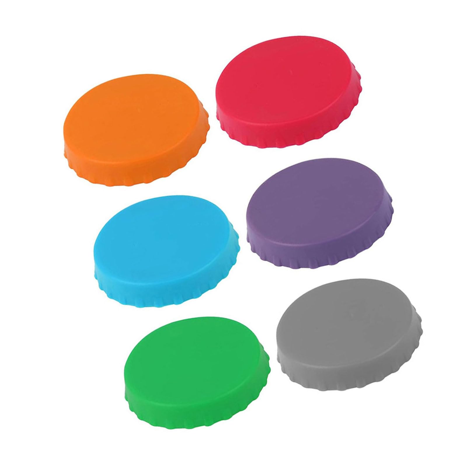 Couvercles De Canettes De Soda En Silicone, Lot De 6 R Utilisables Pour Soda Boisson Bi Re Canettes Capuchons Conomiseur Arr T Marque Couvercle Ou Protecteu
