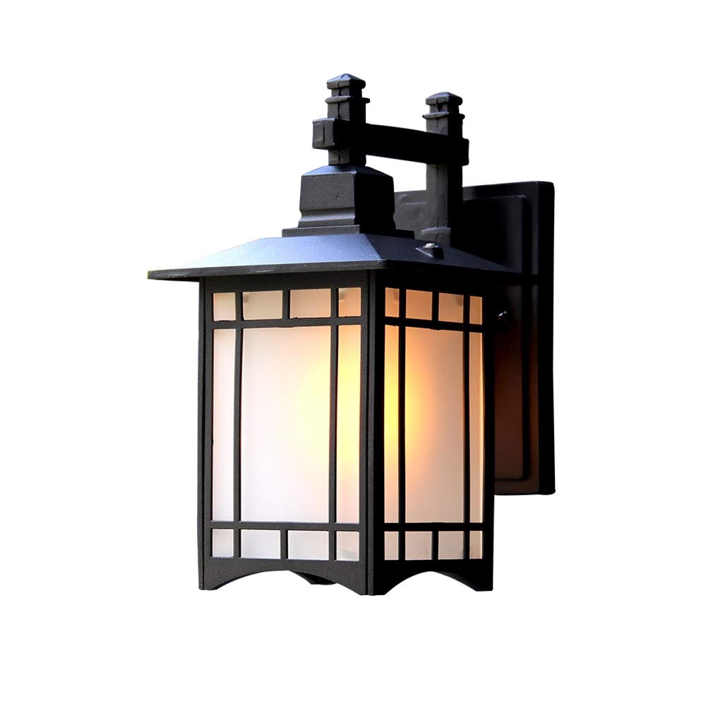 SXECAEPS E27/E26 Vintage Wall Lamp Industrial Sconce Edison High Waterproof and Anti-rust Retro Lights Bedroom Living Room Aisle Lighting Down Luminous Interesting
