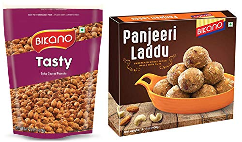 Image of Bikano Tasty, 1kg and Panjeeri Laddu Special, 400g