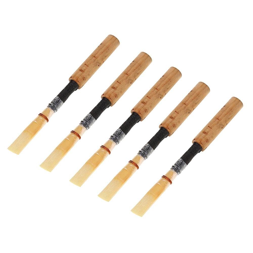 Bnineteenteam Ance per Oboe Ance Medio morbide di Alta qualità Ance per obo Sughero Reed Parti per Strumenti a fiato con Manicotto a Tubo Trasparente