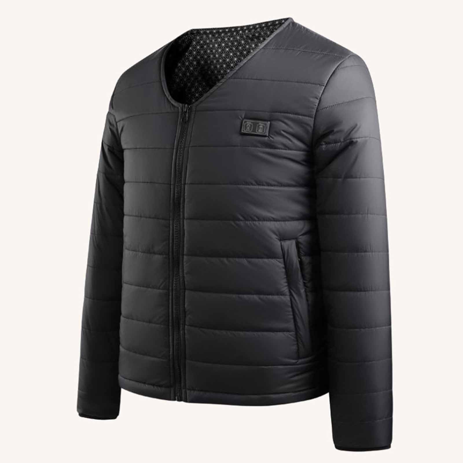 Unisex Heizjacke Herren Beheizbare Jacke Elektrische Ohne Kapuze Steppjacke