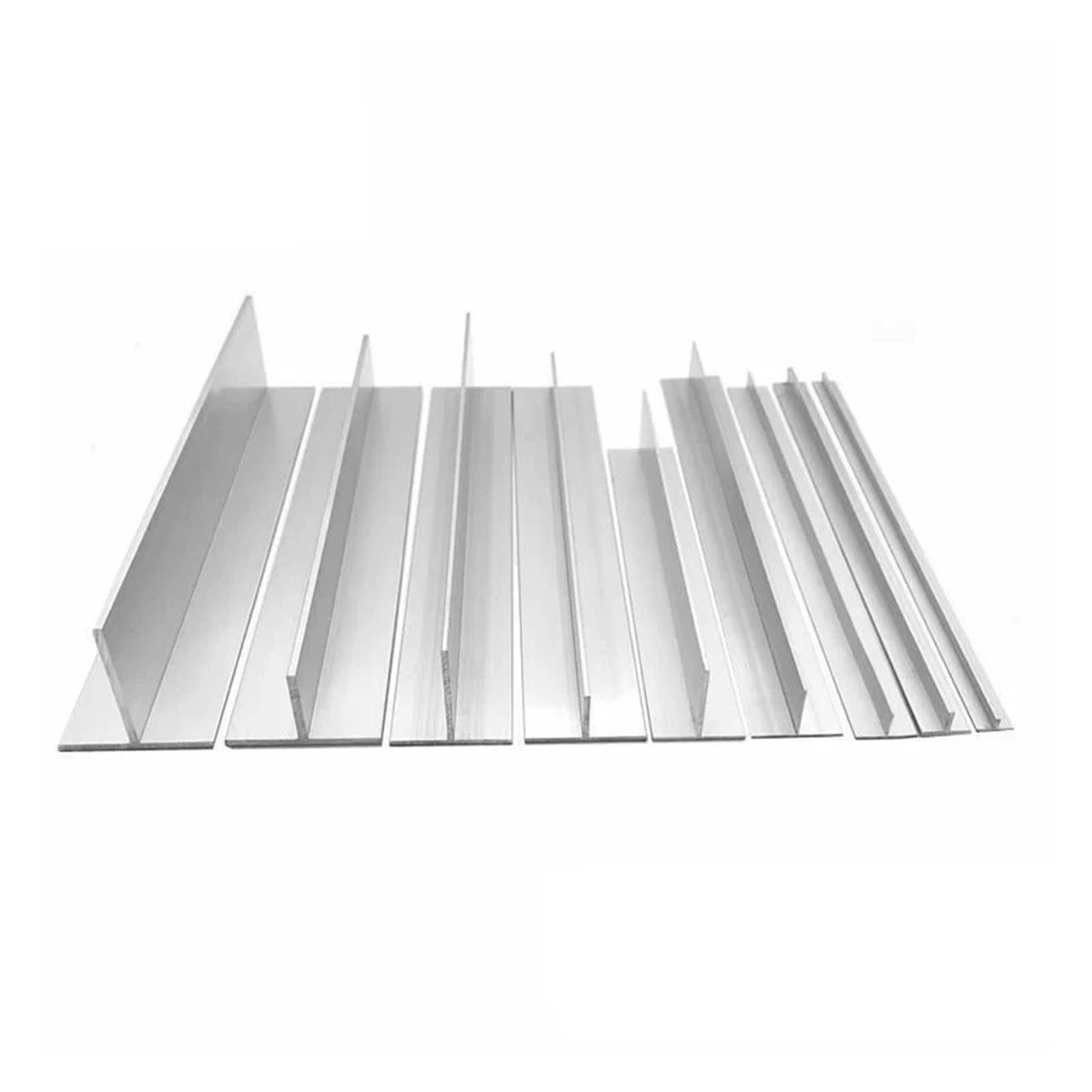 Profilé en aluminium standard, 6063 profils de canal et d'angle l'alliage d'aluminium 1m tailles multiples(1M-30X30X1.2MM)